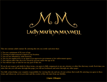 Tablet Screenshot of marilynmadison.com
